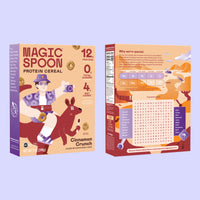 Front and Back of Cinnamon Crunch Magic Spoon Cereal