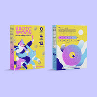 Front and Back of Frosted Magic Spoon Cereal