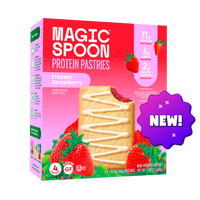 Frosted Strawberry Protein Pastries