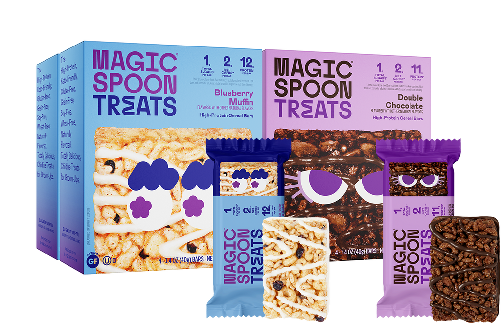 Berry Choco Pack Blueberry Muffin & Chocolate Cereal Treats Magic Spoon