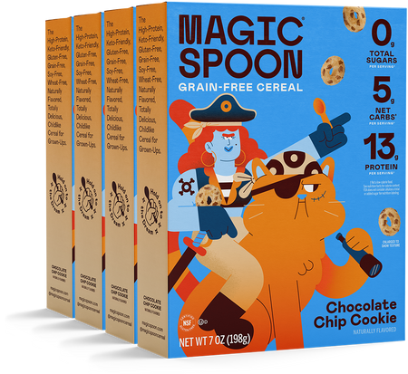 Magic Spoon Chocolate Chip Cookie - 1 case (4 boxes) at magicspoon.com