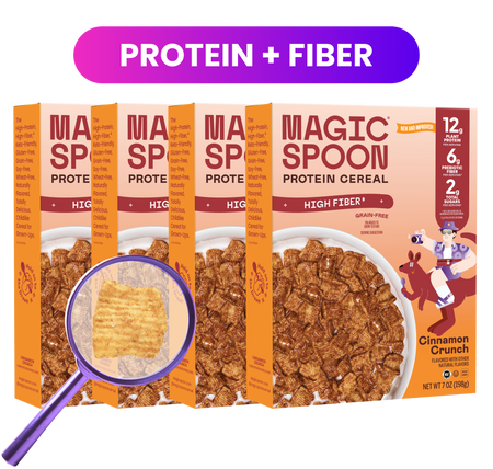 Cinnamon Crunch - Protein + Fiber Cereal 1 case (4 boxes)