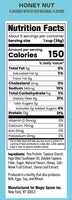 Honey Nut Fiber Cereal Nutritional Panel