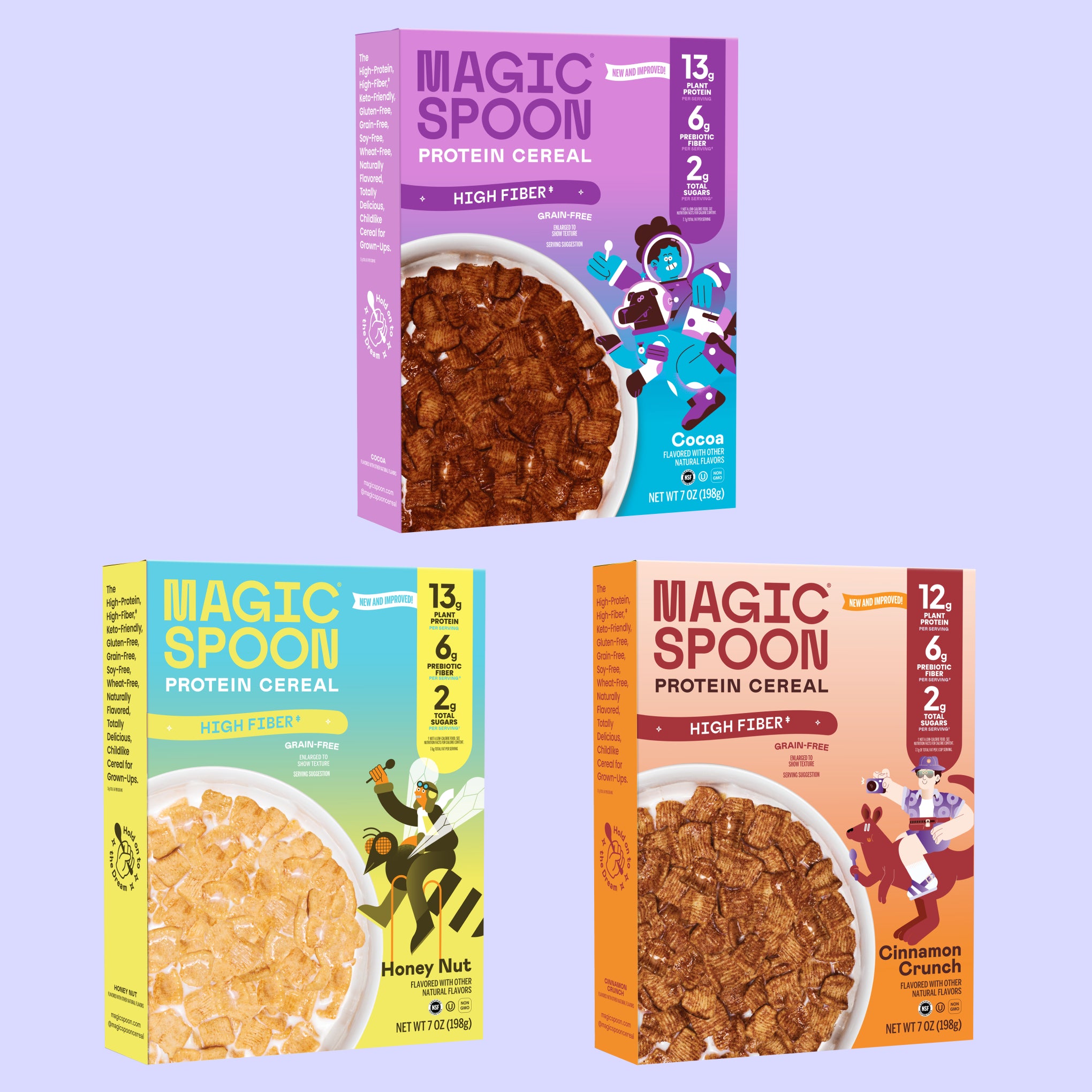 Magic Spoon Protein + Fiber Cereal - Variety 4