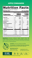 Apple Cinnamon Granola Nutritional Panel