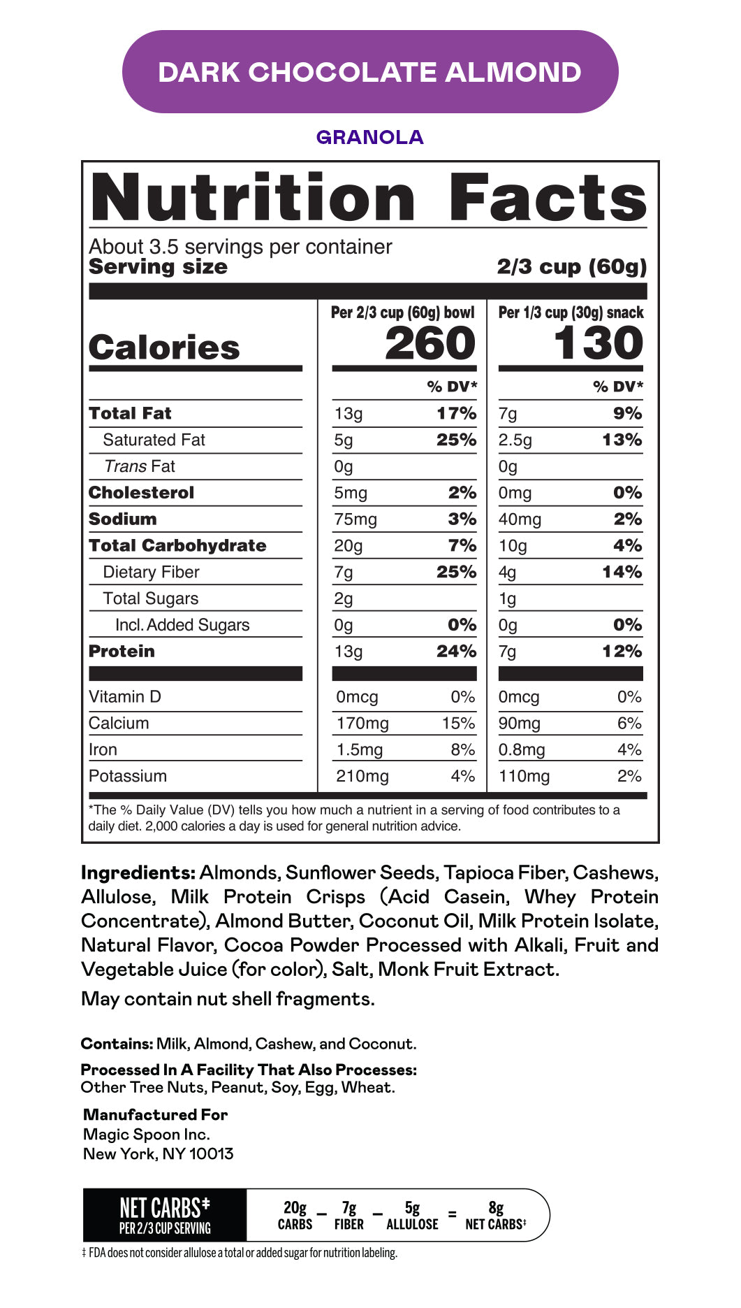 Magic Spoon Ingredients