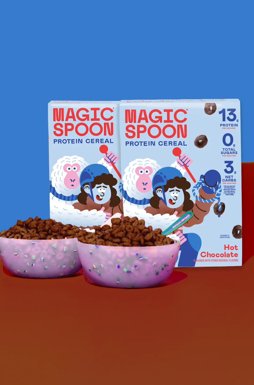 Hot Choco Bowl Bundle - 2 boxes, 1 bowl and spoon set