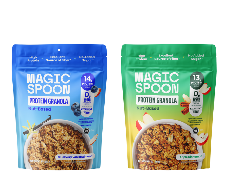 It's back! Apple Cinnamon and Blueberry Vanilla Almond Granola Granola