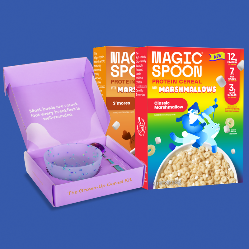 Magic Spoon Marshmallow Protein Cereal - 2 pack w/ bowl (TTS)