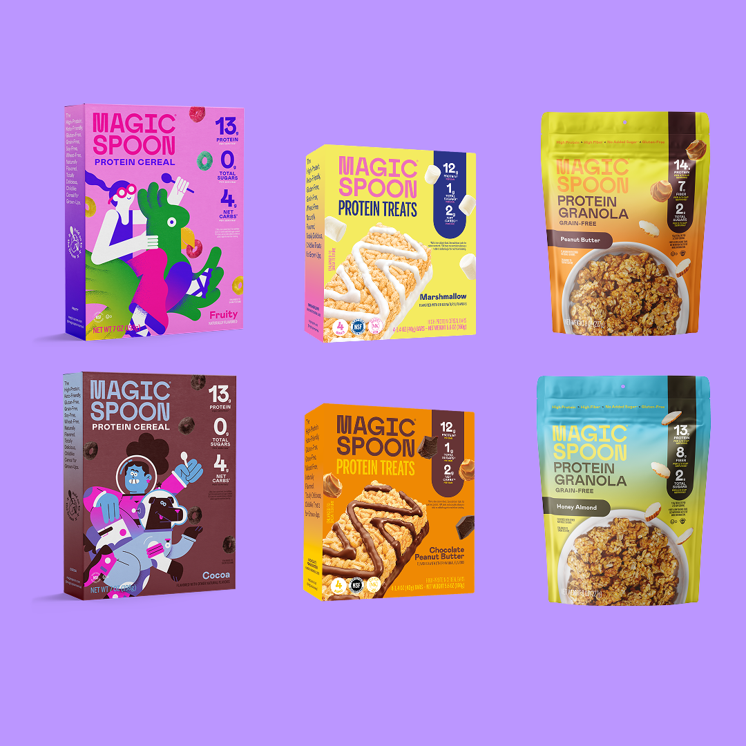 Magic Spoon Menu Shop All | Magic Spoon Cereal, Treats & Granola