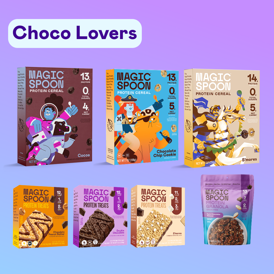 VB Mix 7p - 3 Cereal, 2 Treats, 2 Granola - Choco Lovers - TTS