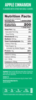 Apple Cinnamon Protein Oatmeal Nutritional Panel