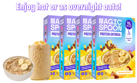 Magic Spoon Banana Bread - 20 Oatmeal Packets (4 Boxes) at magicspoon.com