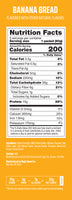 Banana Bread Protein Oatmeal Nutritional Panel