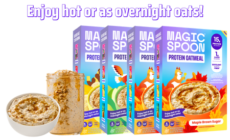 Magic Spoon Oatmeal Variety 4 - 1 case (4 boxes) at magicspoon.com