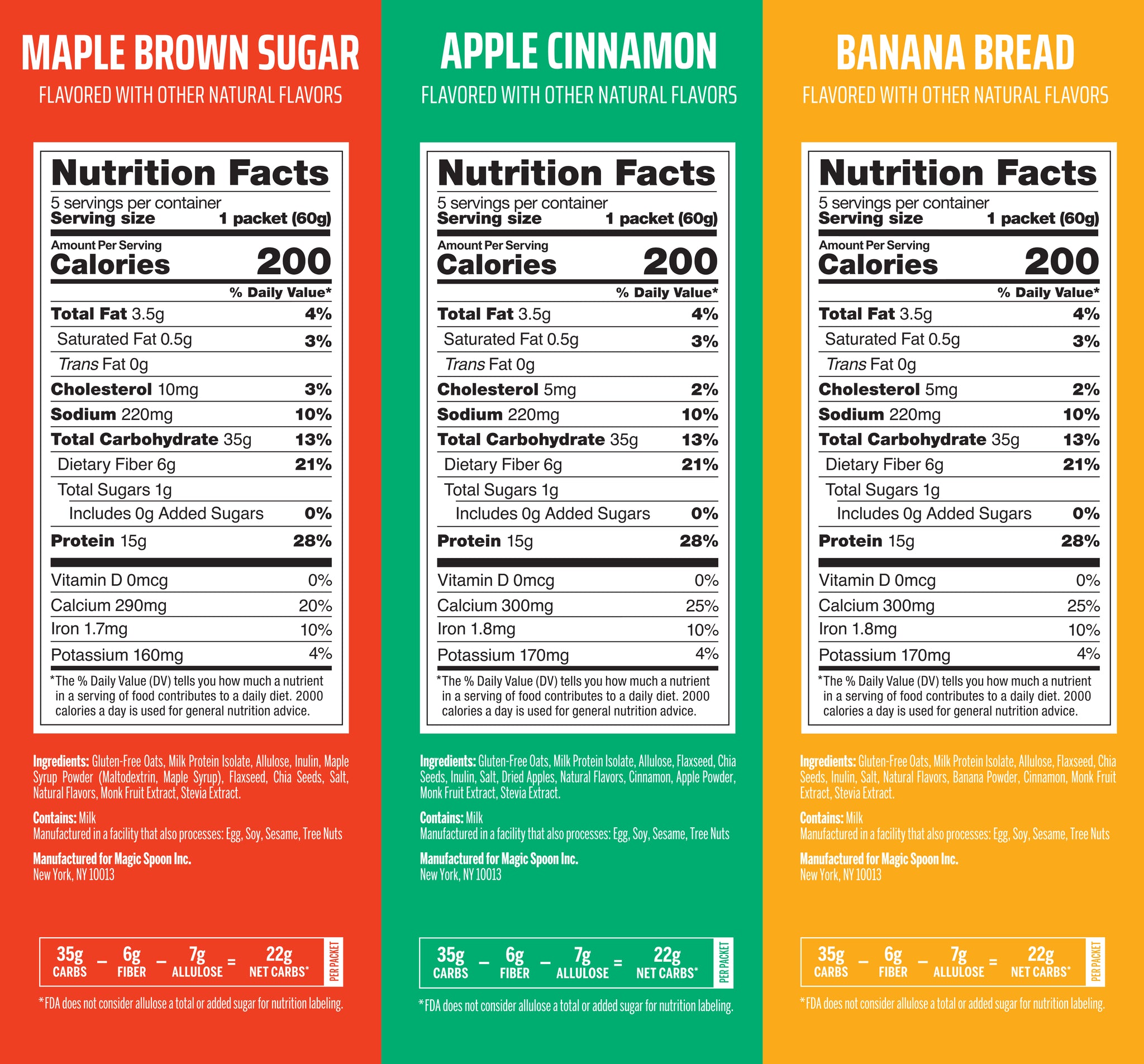 Magic Spoon Protein Oatmeal Variety 4
