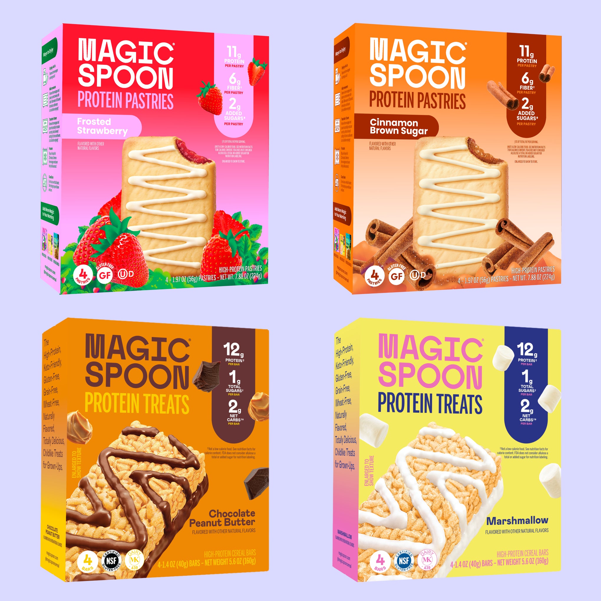 Snack Time Favorites - 2 boxes of Treats, 2 boxes of Pastries