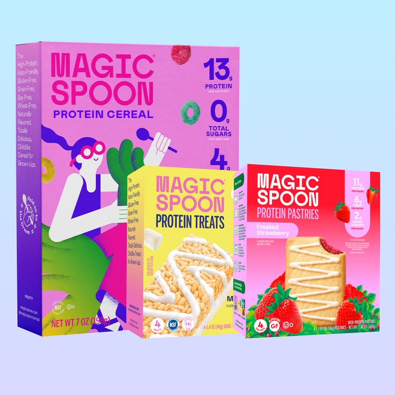 Mix 3-Pack - Fruity Cereal, Marshmallow Treats, Frozen Strawberry Pastry - TTS