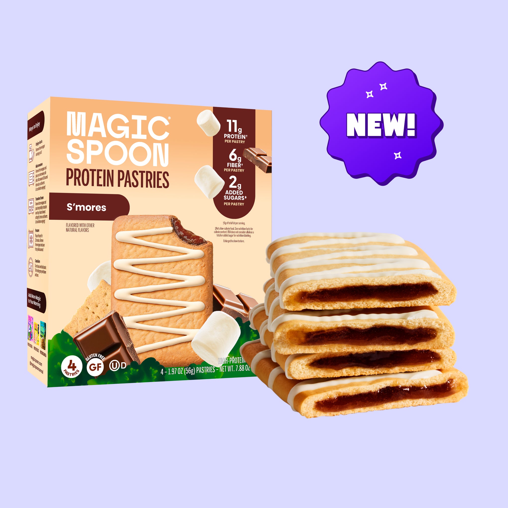 Magic Spoon Protein Pastries S'mores
