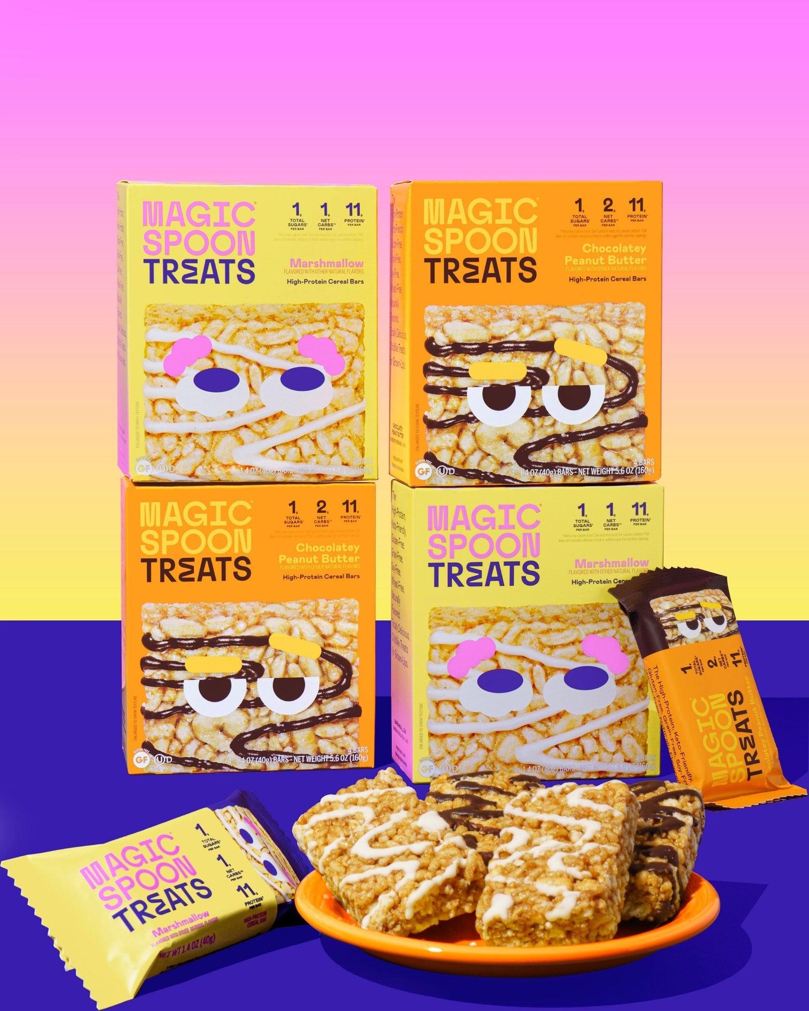 TREATS FAN PACK - 32 Cereal Treats (8 Boxes)