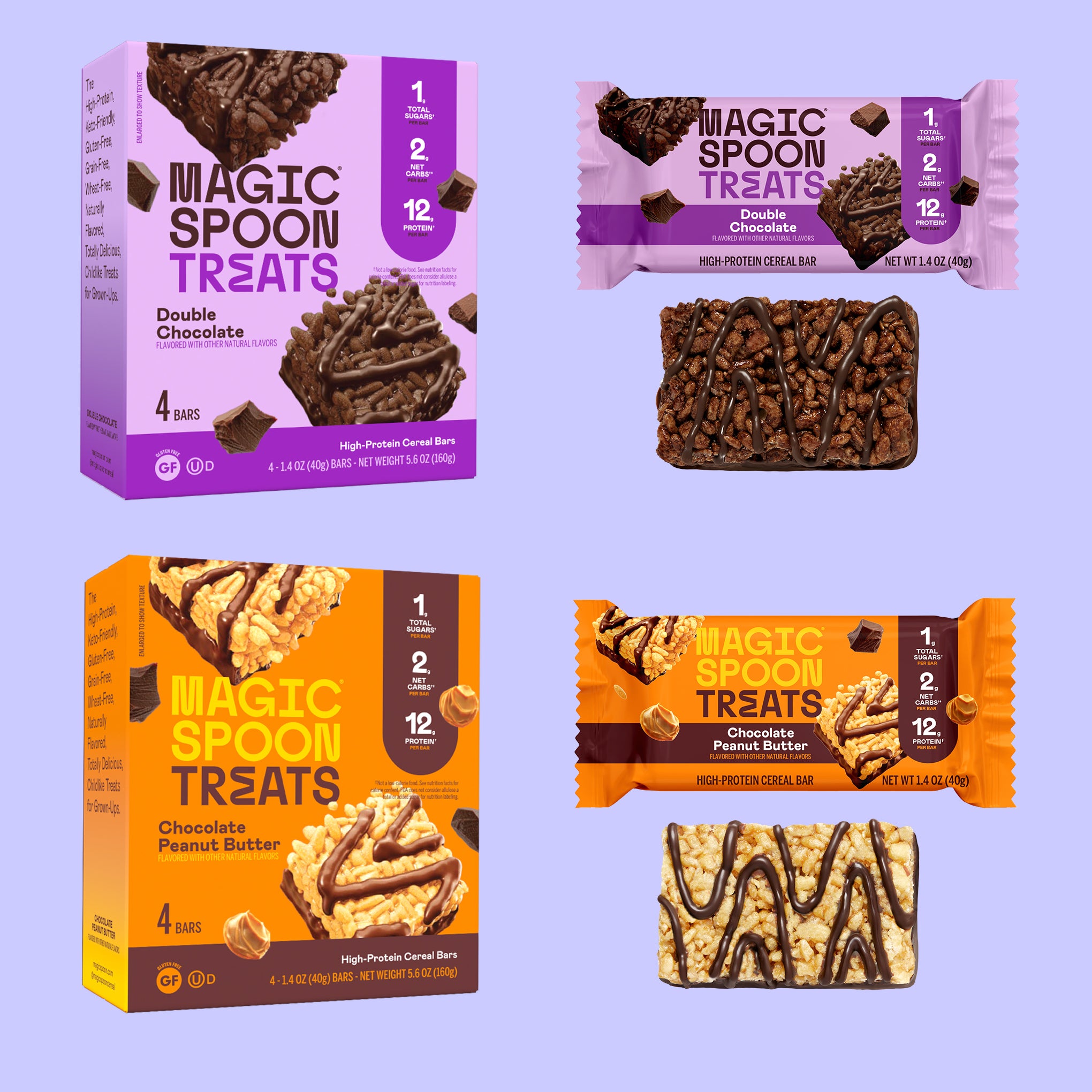 Magic Spoon Cereal Treats Fronts