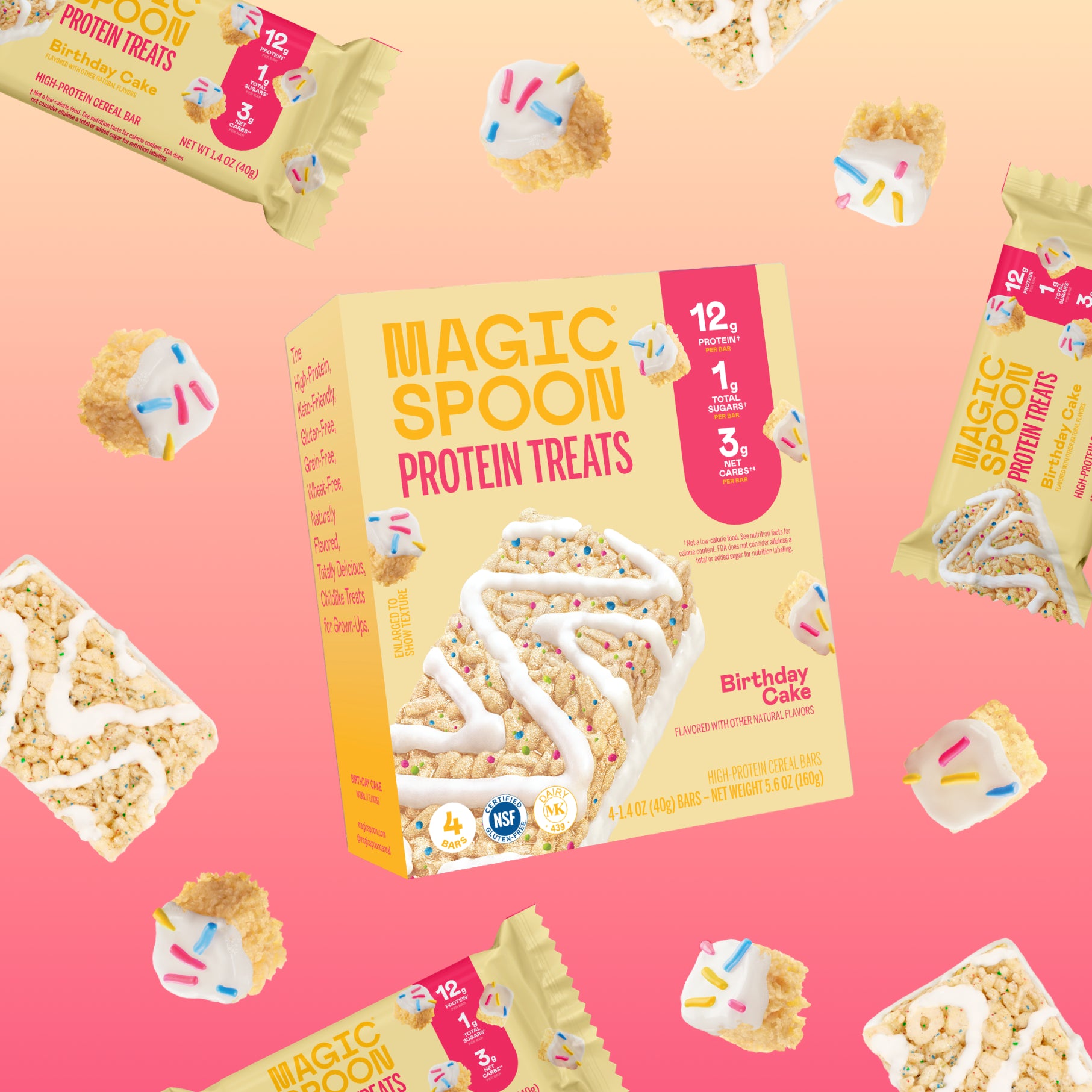 Magic Spoon Birthday Cake Protein Treats
