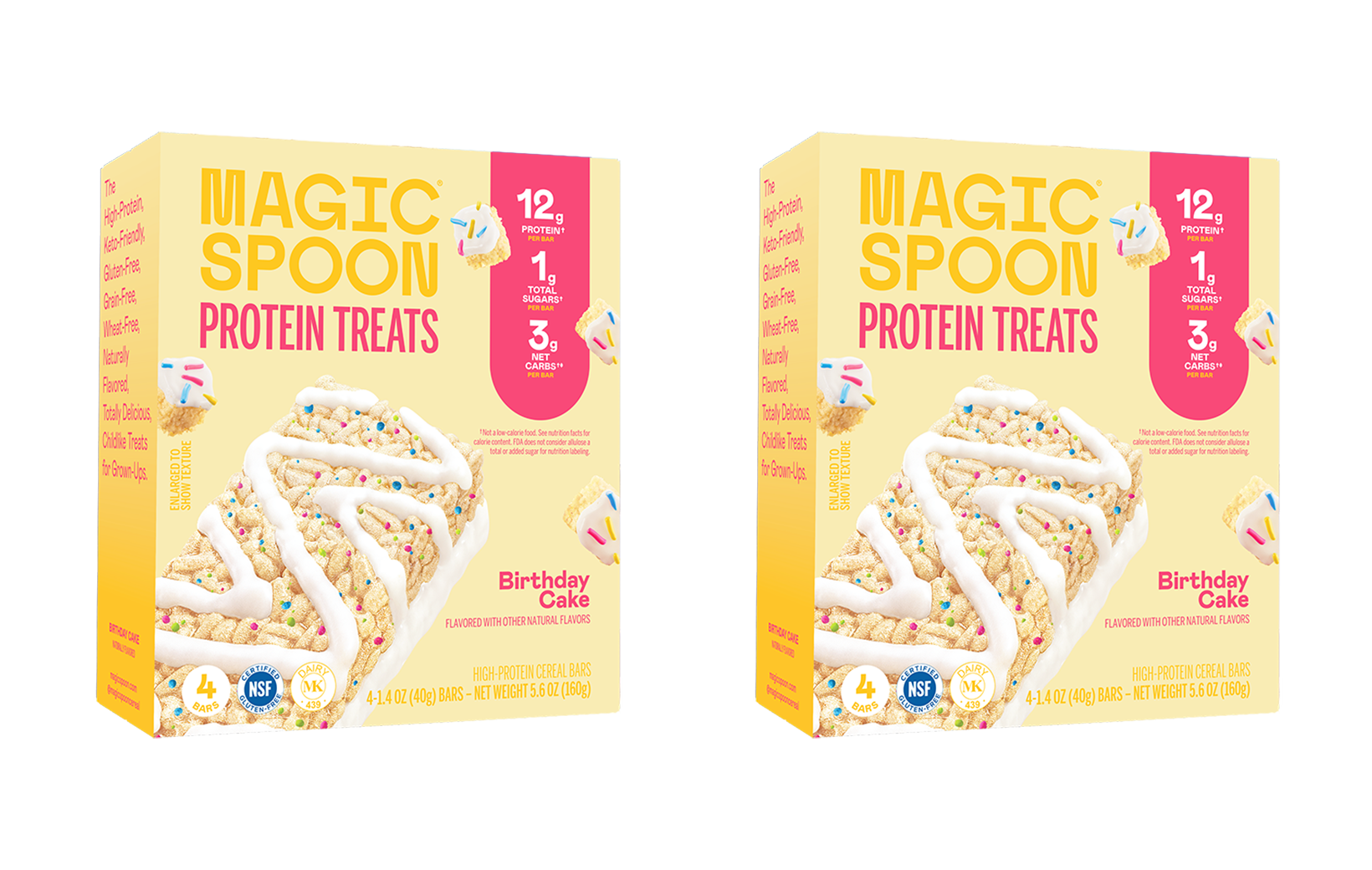 Birthday Cake - 8 Cereal Treats (2 Boxes)