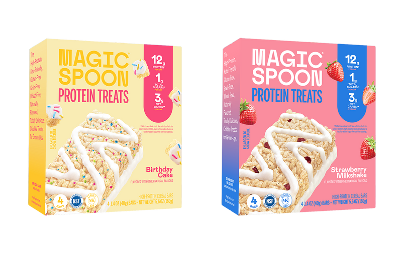 Treats! 8 Bars - Strawberry + Birthday Cake