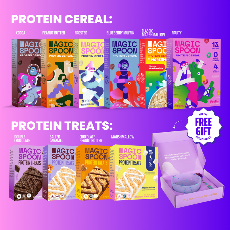 ULTIMATE MAGIC MIX  - 16 CEREAL TREATS (4 BOXES) + 6 BOXES OF CEREAL + 1 BOWL SET - TTS