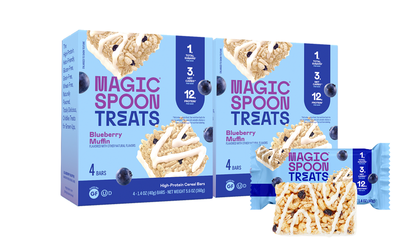 Treats! 8 Bars - Blueberry Muffin