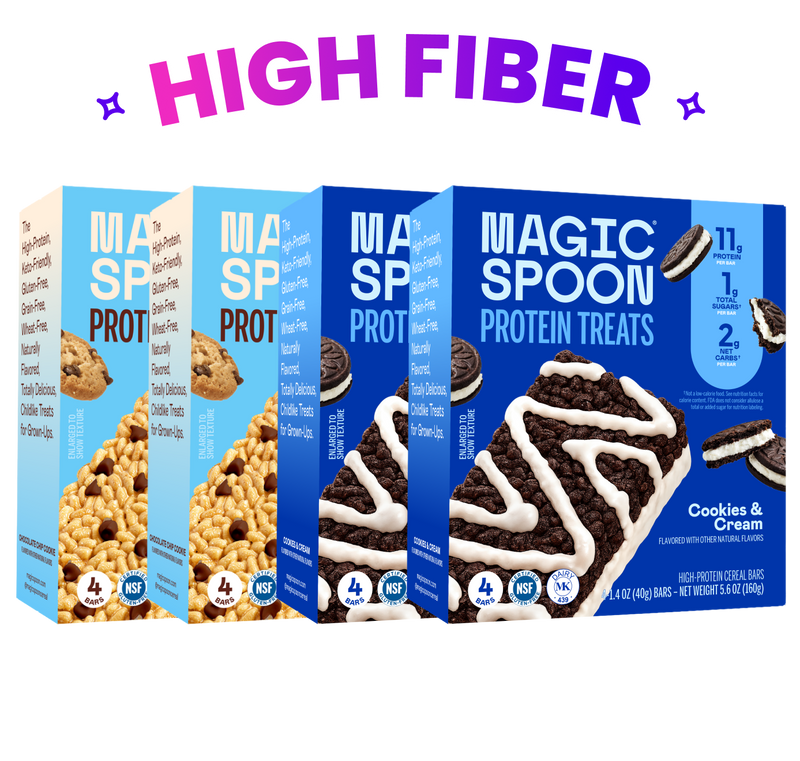 Cookies & Cream and Choco Chip Cookie Dough Treats