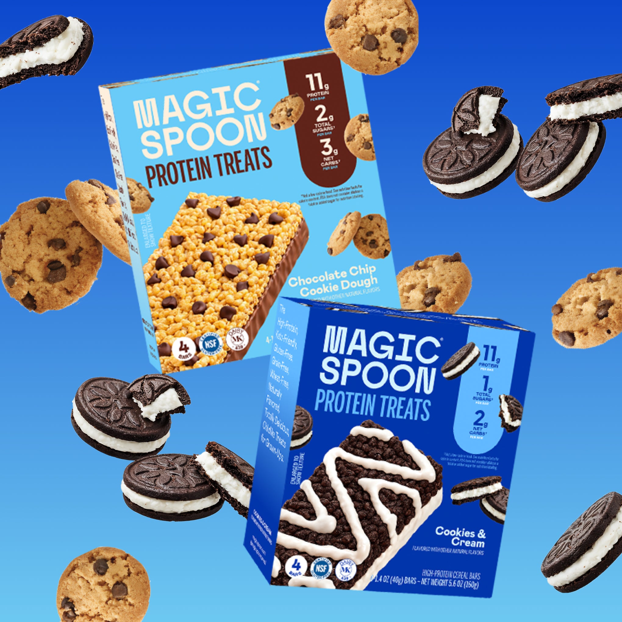 Magic Spoon Cookies & Cream and Choco Chip Cookie Dough