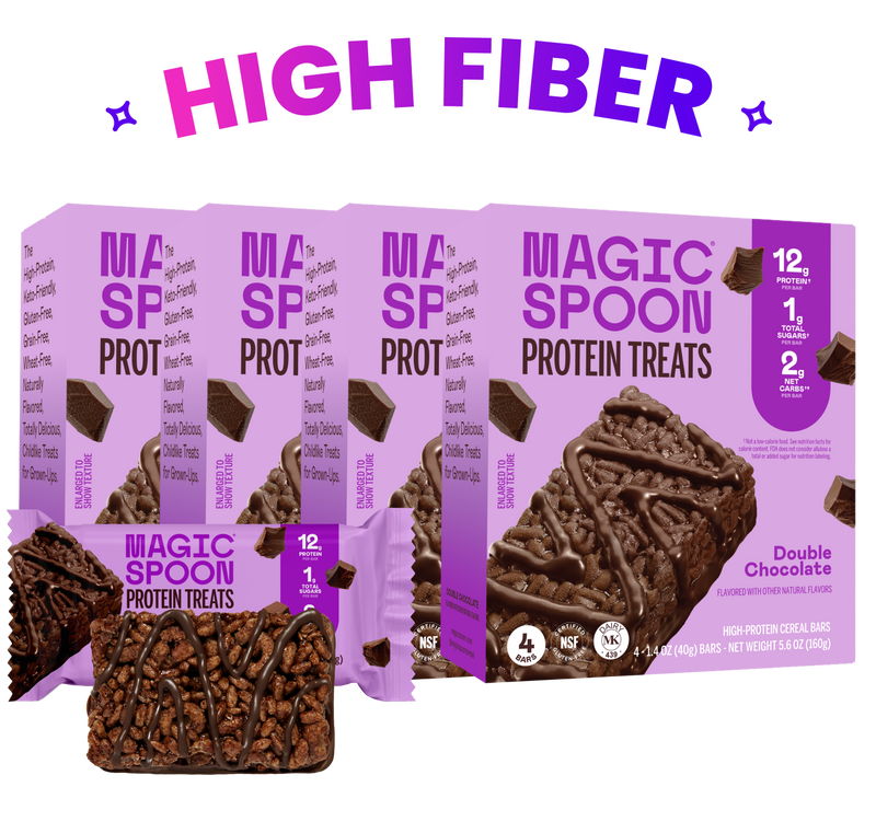 linear-gradient(to bottom, #B2DBFF 0%, #F6B3FF 100%) | Magic Spoon Double Chocolate Treats