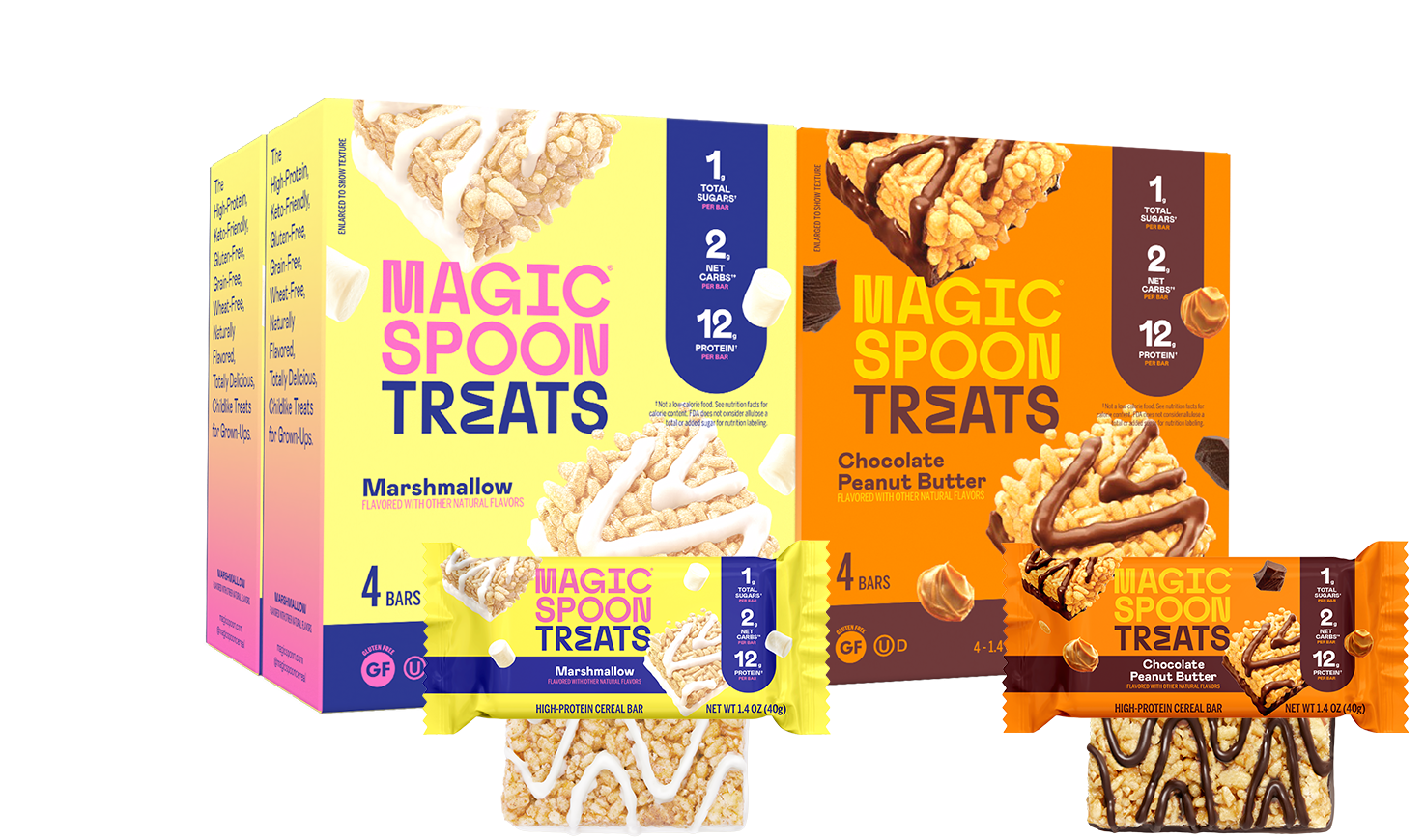 linear-gradient(to bottom, #F7EF79 0%, #FFB244 100%) | Magic Spoon Treats Combo Pack