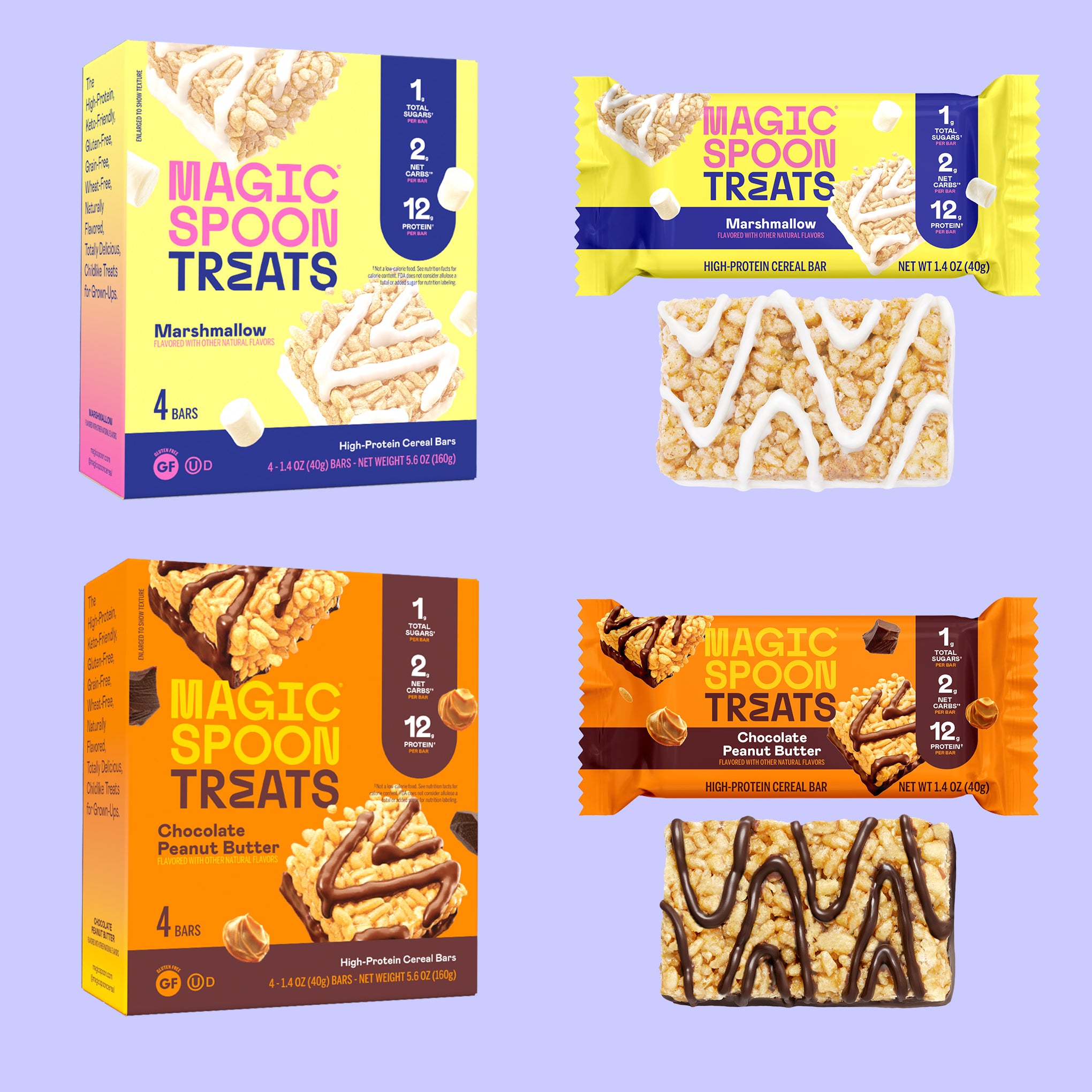 Magic Spoon Cereal Treats Fronts