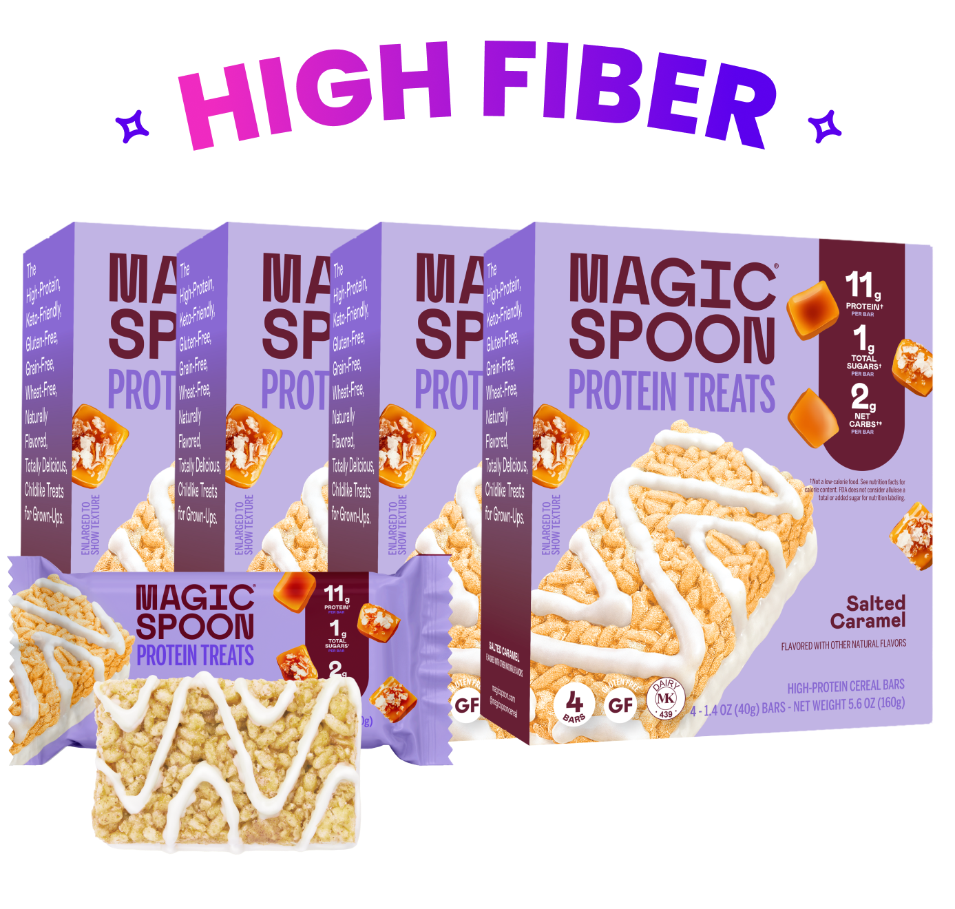 #DFD1FF | Magic Spoon Salted Caramel Treats