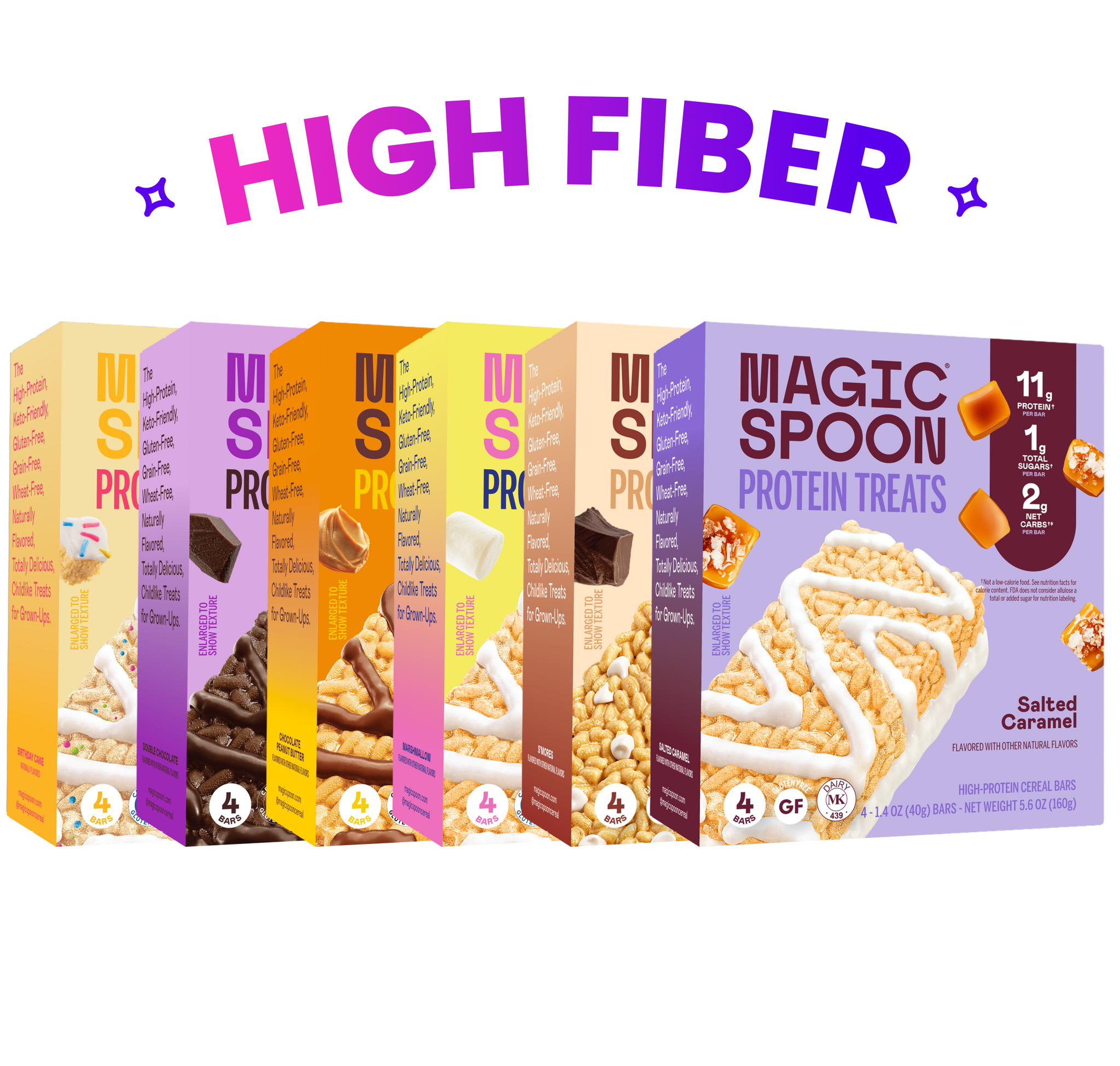 linear-gradient(to bottom, #FFEFDB 0%, #C9B2FD 100%) | Magic Spoon Treats Combo Pack
