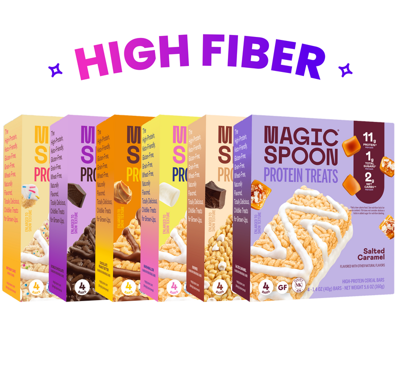 linear-gradient(to bottom, #FFEFDB 0%, #C9B2FD 100%) | Magic Spoon Treats Combo Pack