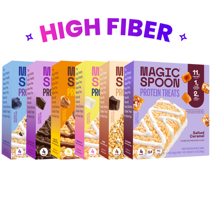 linear-gradient(to bottom, #FFEFDB 0%, #C9B2FD 100%) | Magic Spoon Treats Combo Pack