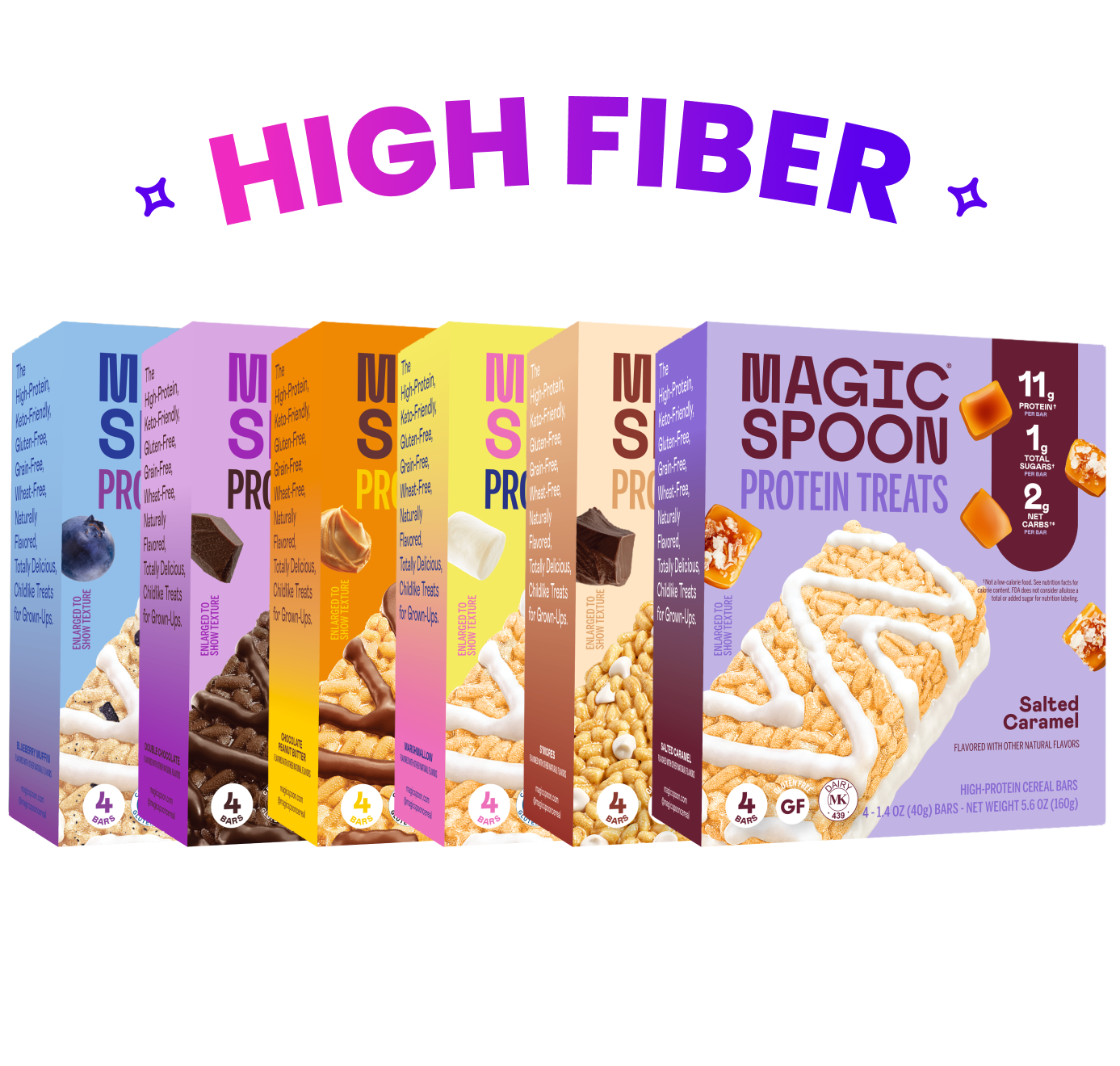 linear-gradient(to bottom, #FFEFDB 0%, #C9B2FD 100%) | Magic Spoon Treats Combo Pack
