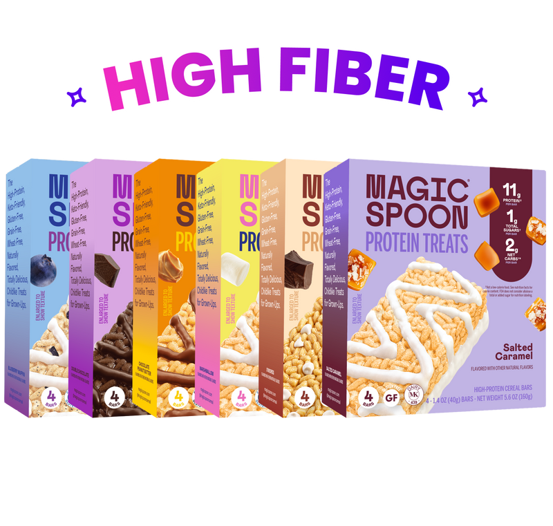 linear-gradient(to bottom, #FFEFDB 0%, #C9B2FD 100%) | Magic Spoon Treats Combo Pack