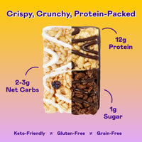 Magic Spoon Protein Treats Variety 4 Pack - Marshmallow, Peanut Butter, Double Chocolate, Blueberry