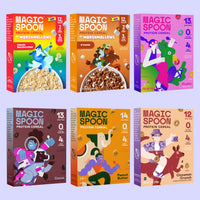 Variety 6 Protein Cereal with Marshmallows Front