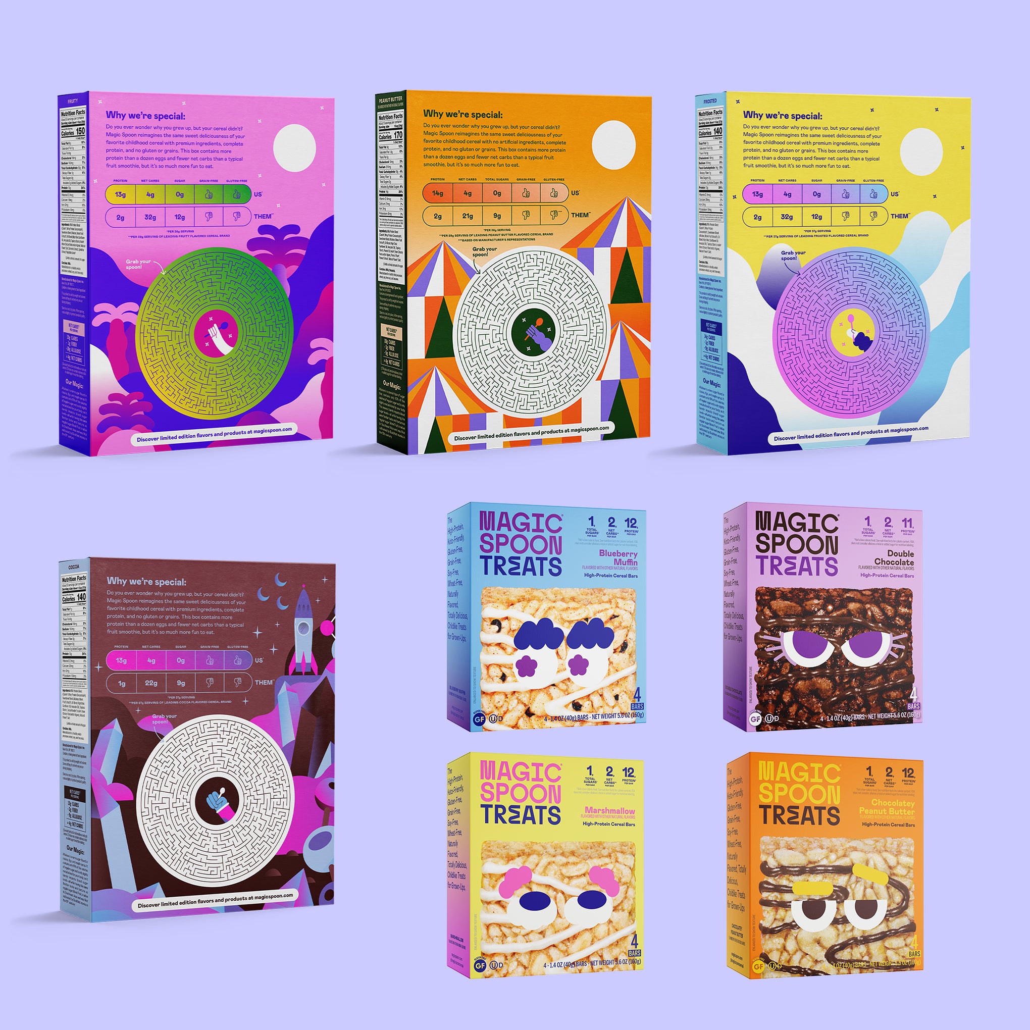 Magic Spoon Cereal + Treats Box Backs