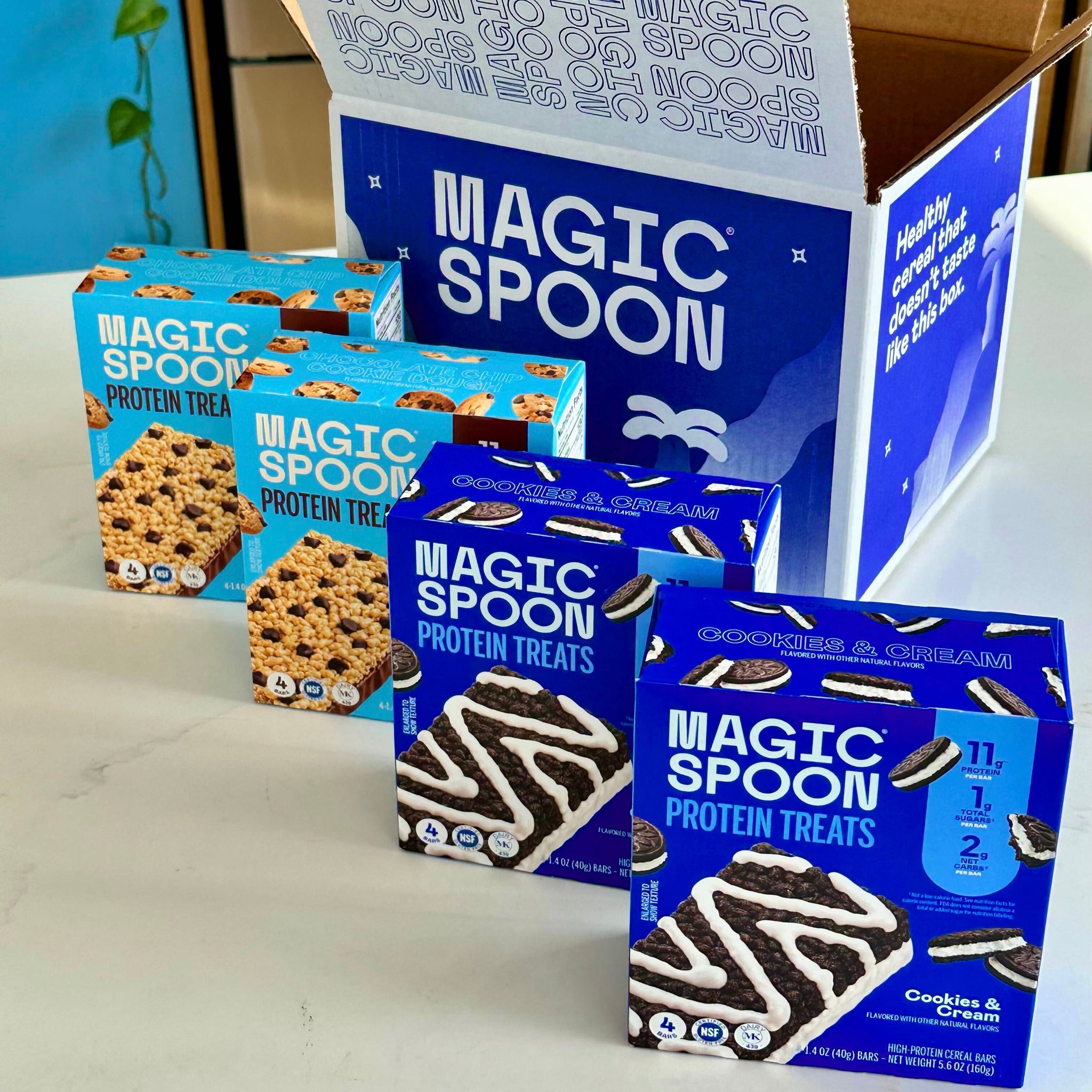 Cookies & Cream and Chocolate Chip Cookie - 1 case (4 boxes)