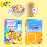 Magic Spoon Protein Oatmeal Front and Back Box