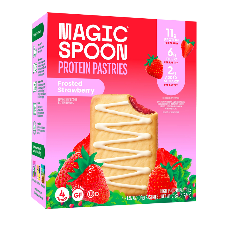 Frosted Strawberry Protein Pastries Pastries