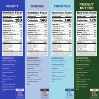 Magic Spoon Protein Cereal Variety 4 Pack - Peanut Butter, Cocoa, Fruity, Frosted