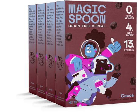 Magic Spoon Cocoa - 1 case (4 boxes) at magicspoon.com