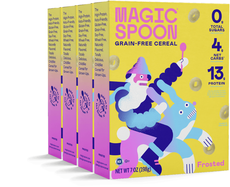 #f6ee79 | Magic Spoon Frosted Cereal 4 Pack